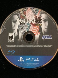PlayStation 4 PS4 Yakuza Kiwami Game Disc (post Nintendo era)