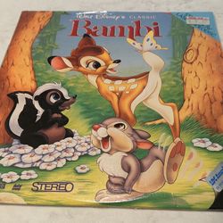 Walt Disney’s Classic Bambi Stereo Laser Videodisc- 2 Disc Set