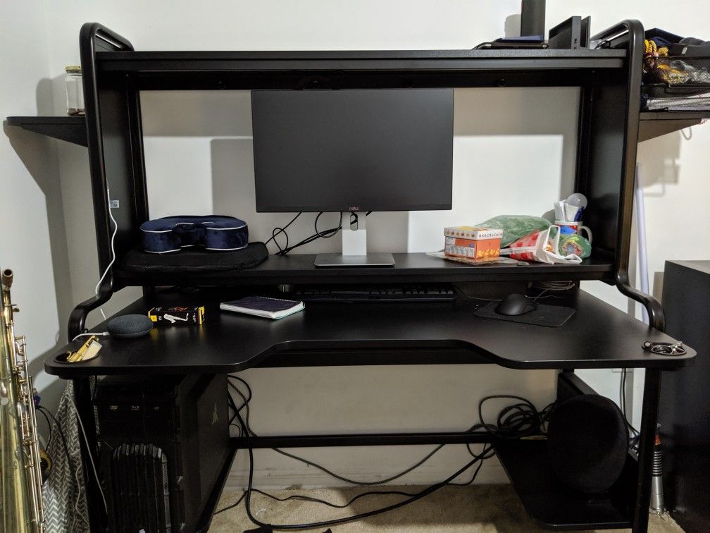 Ikea Black Computer Desk