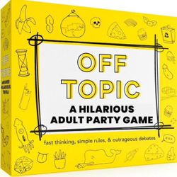 OFF TOPIC Party Game for Adults - Fun Adult Board Games for Groups