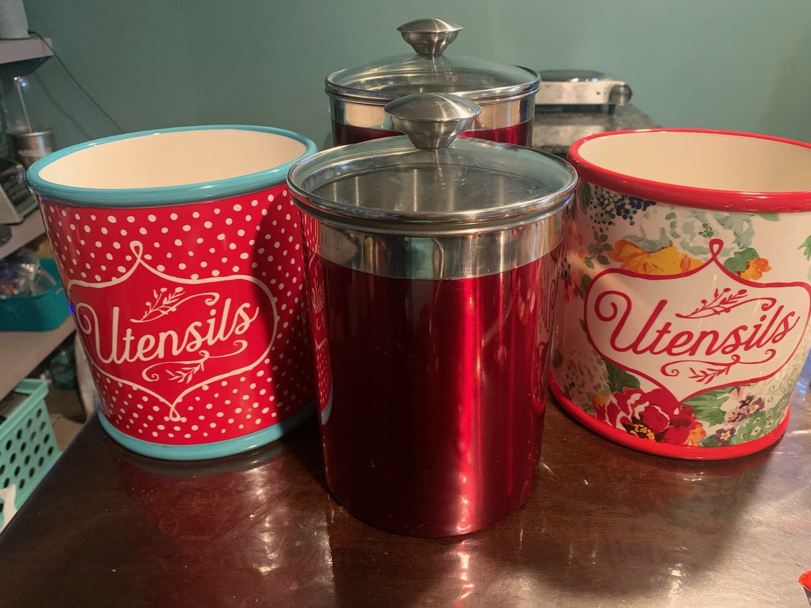 Utensils canisters and jars