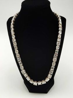 Approx. 57ctw Lab Grown Diamond Necklace In 14k Yellow Gold 103.1g Eb0924wxxxzmia