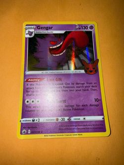 Gengar Holo Rare Pokémon Card 057/198