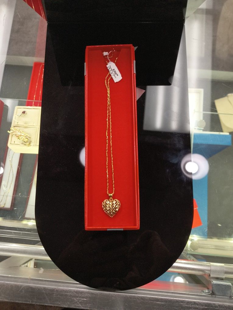 Gold Heart Chain