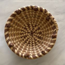 Handwoven Boho Seagrass Basket