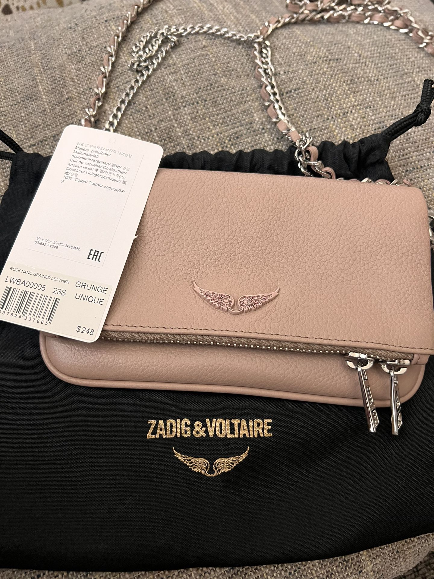 original zadig & voltaire bag for Sale in Lincoln Acres, CA - OfferUp