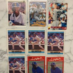 KEN GRIFFEY JR 9 Baseball Cards