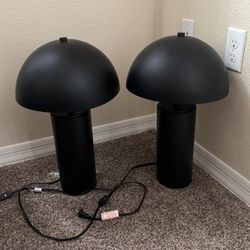 Modern Black Mushroom Lamps!