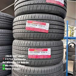 255/45ZR18 Landspider Set of Tires Installed and Balanced Set de Llantas Nuevas Instaladas y Balanceadas