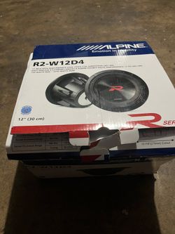 Alpine R2-W12D4 subwoofer 12-inch