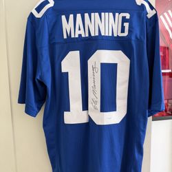 Eli Manning Signer Custom Jersey