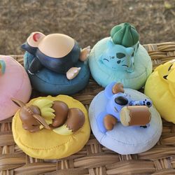 Pokemon 6pc Sleeping Meet By Sunrise Library 