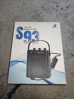 Voice Amplifier with Wireless Microphone & Speaker