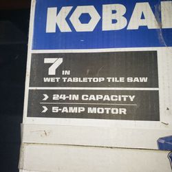 New 7" Wet Tabletop Tile Saw