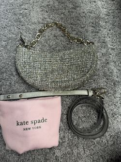 ATE SPADE NEW YORK Smile Metallic Small Crossbody