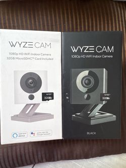 Wyze Cam 1080p HD WiFi Indoor Camera – 2 Pack