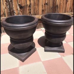 New Flower Pots Made Out Of Cement Perfect Gift 