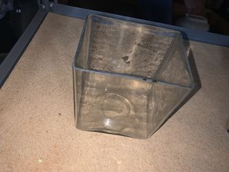 Vase And Napkin Holder And Tin Bucket 