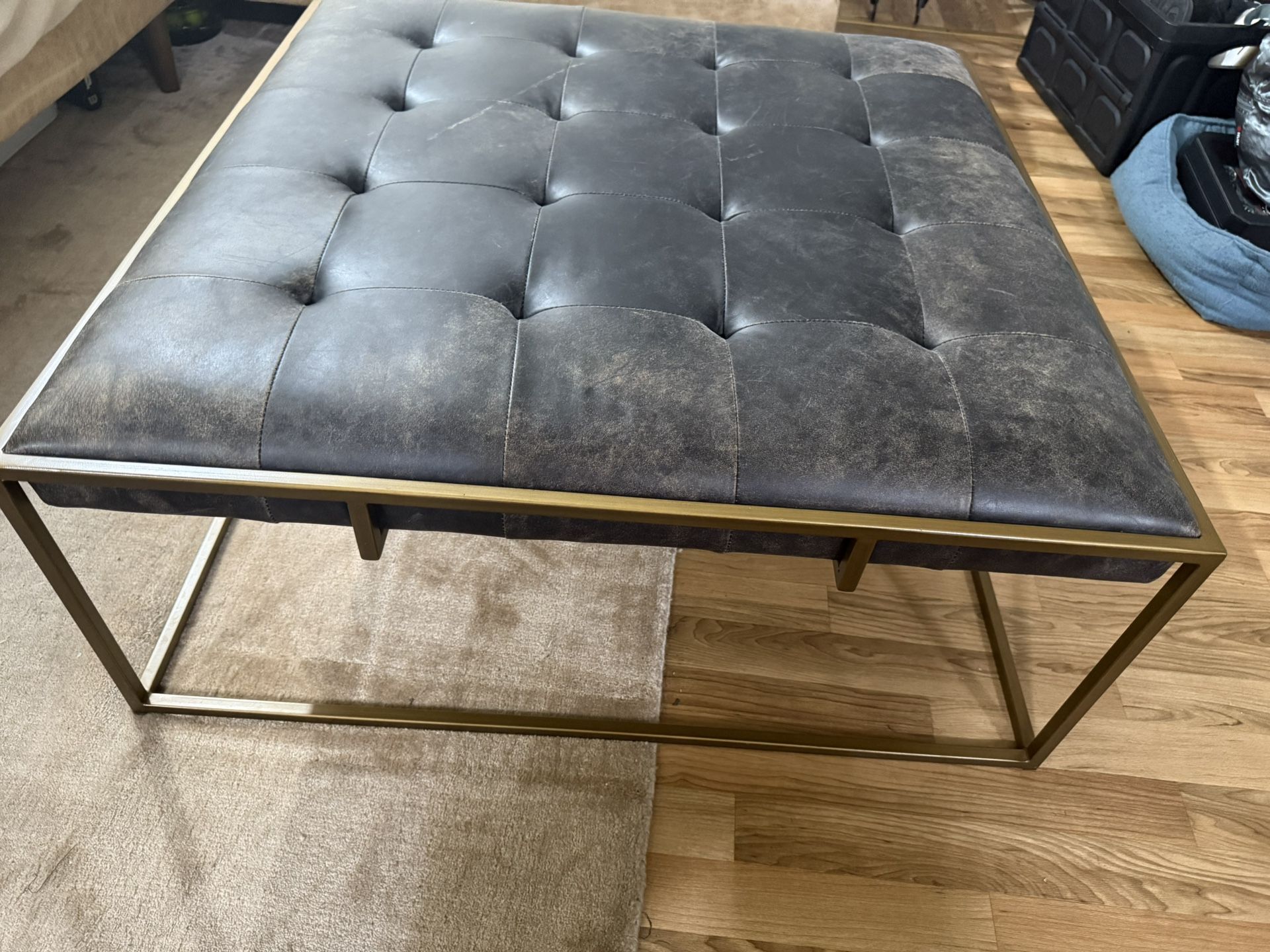Leather. Coffee Table