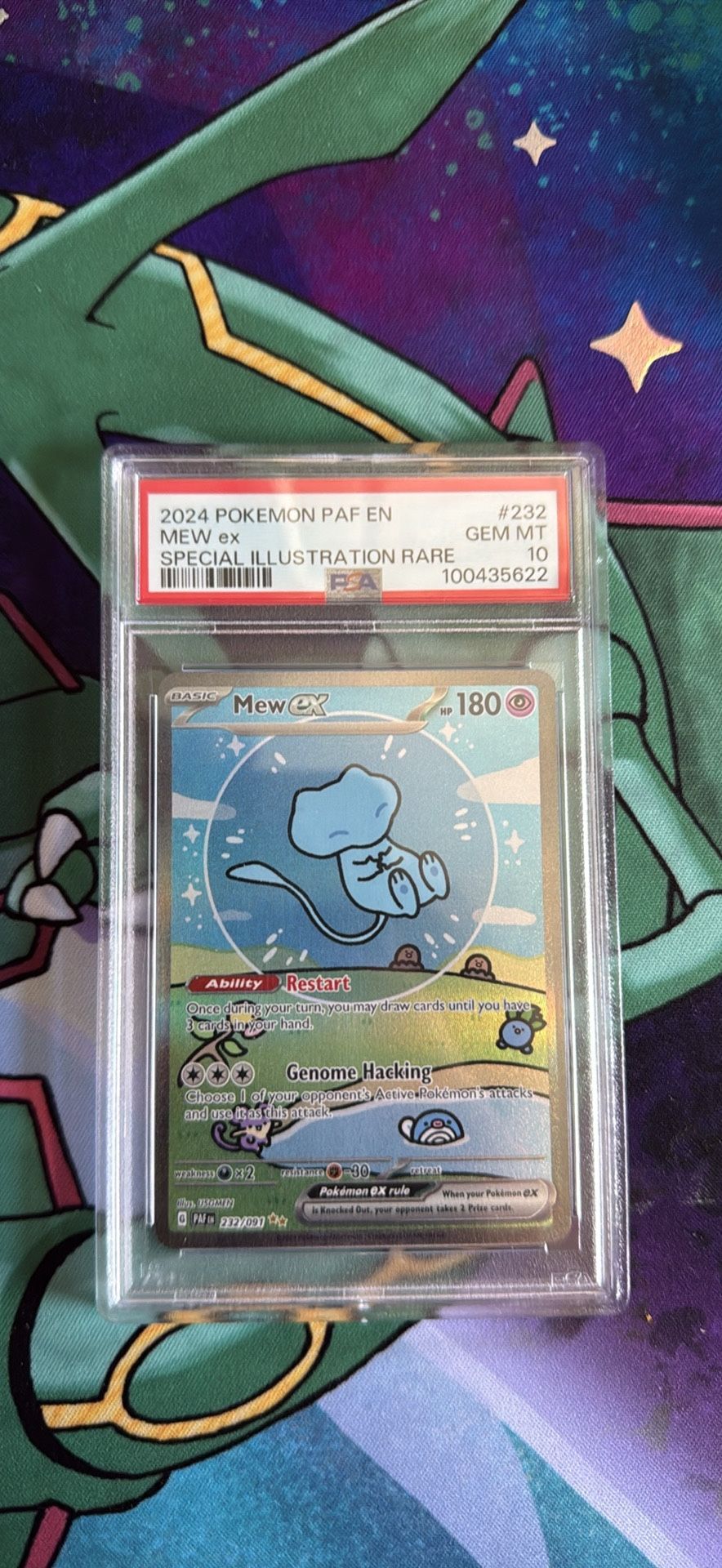 Pokemon Bubble Mew ex - 232/091 PSA 10 SIR Paldean Fates Pokemon