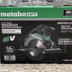 METABO HPT MultiVolt 18-Volt 6-1/2-in Cordless Deep Cut Circular Saw