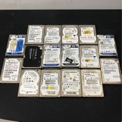 16 - 2.5” SATA HDD 320GB $25ea