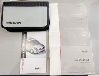 Original owner’s manual-2005 Nissan Quest