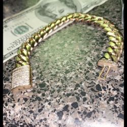 14k Gold Cuban Link Bracelet