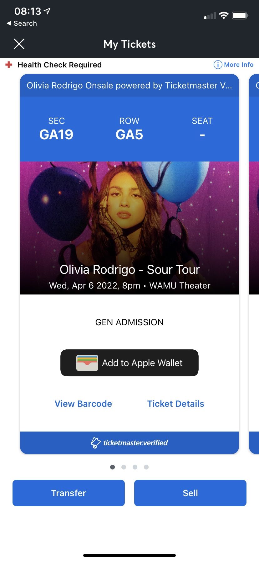 Olivia Rodrigo Tickets SEATTLE