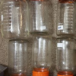 Pyrex chemistry jars