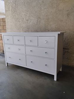 IKEA DRESSER WITH CRYSTAL KNOBS  $180 firm