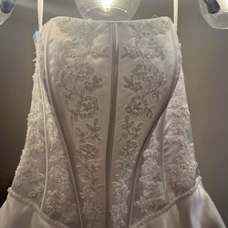 Wedding dress & crinoline 