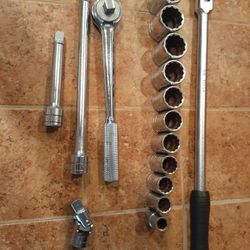 S K 1/2 Inch Ratchet Set