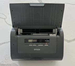 Epson GT-S50 Color Document scanner w/ OEM Adapter and USB Cable TESTED