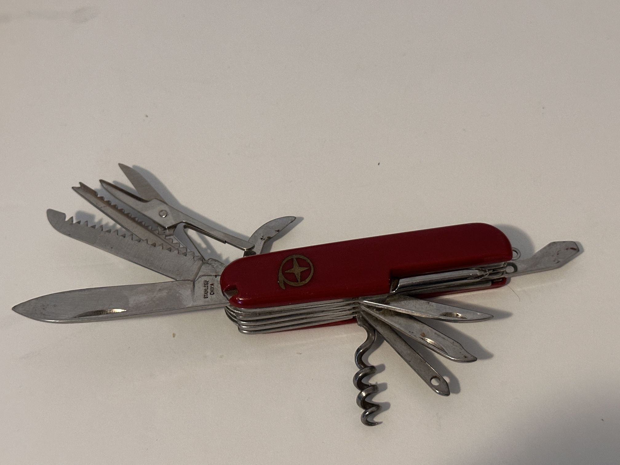 VINTAGE Diamond Superior multi purpose Swiss Army style pocket knife multi tool