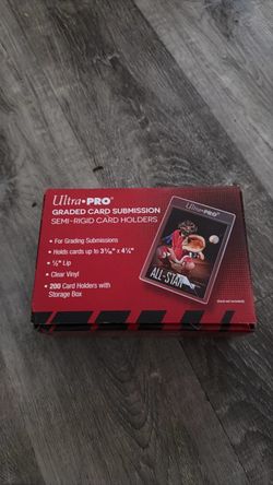 Ultra Pro Graded Card Submission Semi-Rigid Holders 200ct