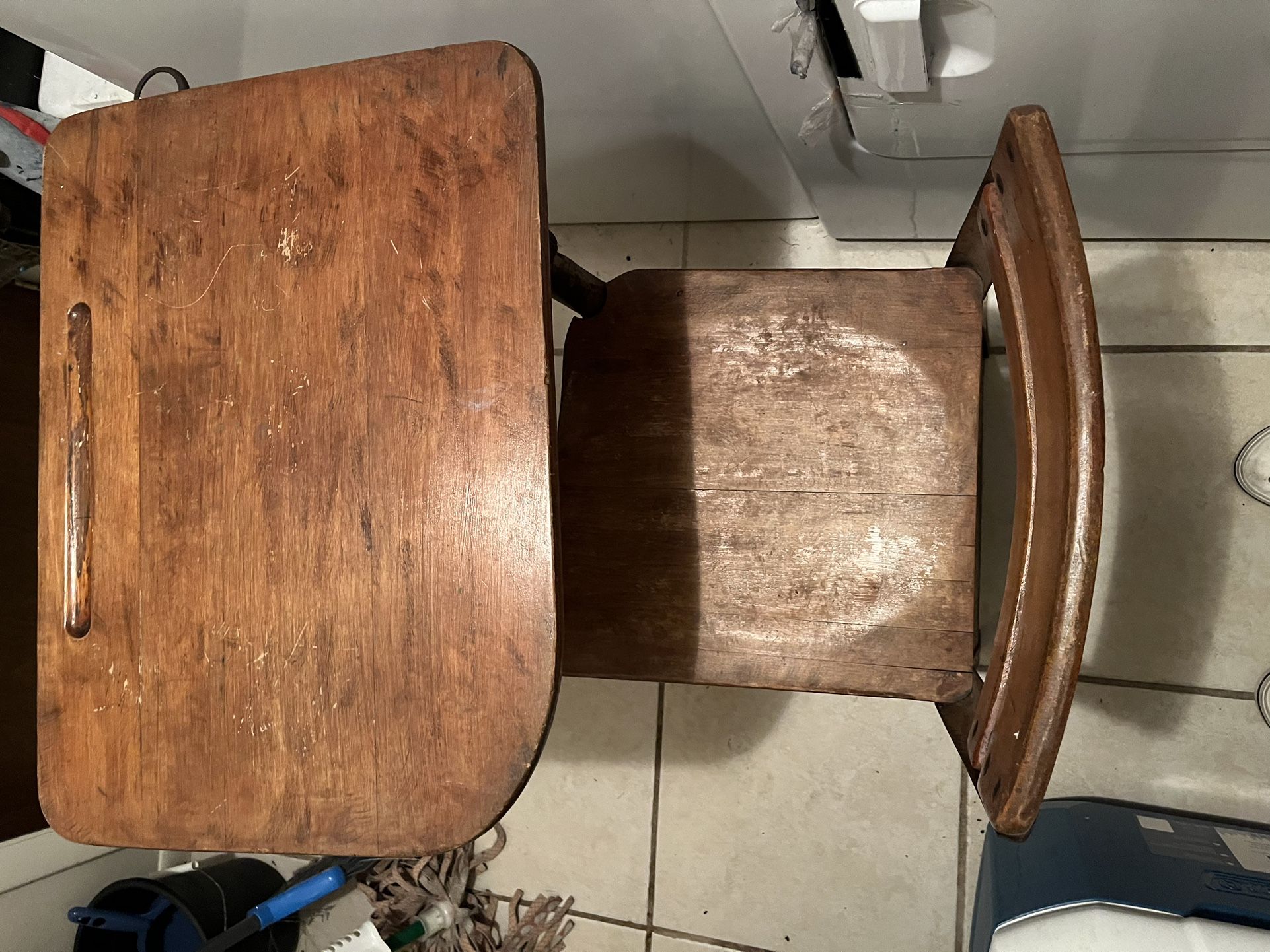 1940’s Wood Student Desk