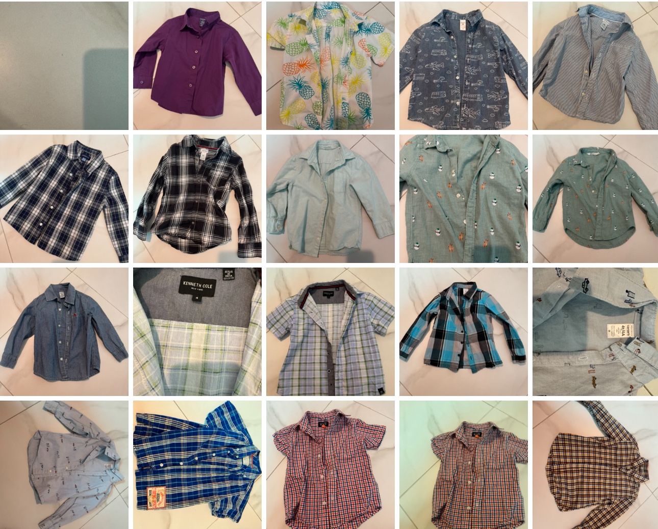 15 Shirts For Boy Size: 4