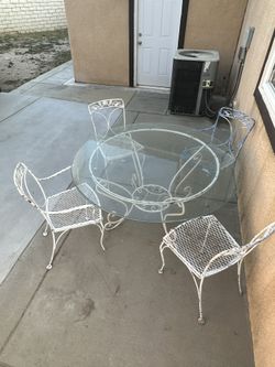 Vintage Metal Patio Set
