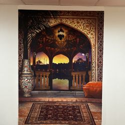 Islamic Archway Photo Backdrop