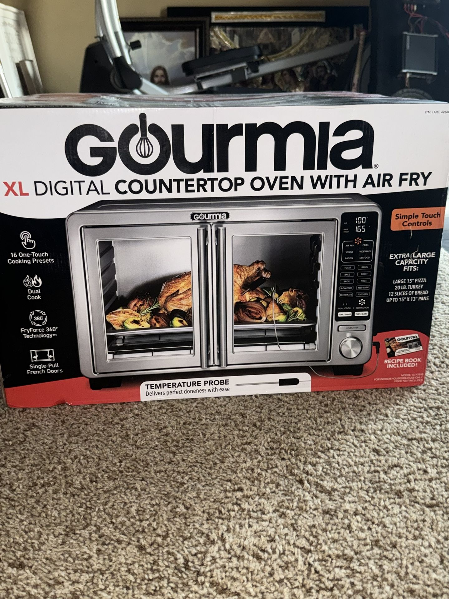Extra Large Digital Countertop Oven With Air Fryer