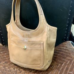 Tan Coach Purse