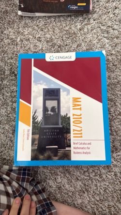 Cengage MAT210/211 Brief Calculus and Mathematics for Business Analysis