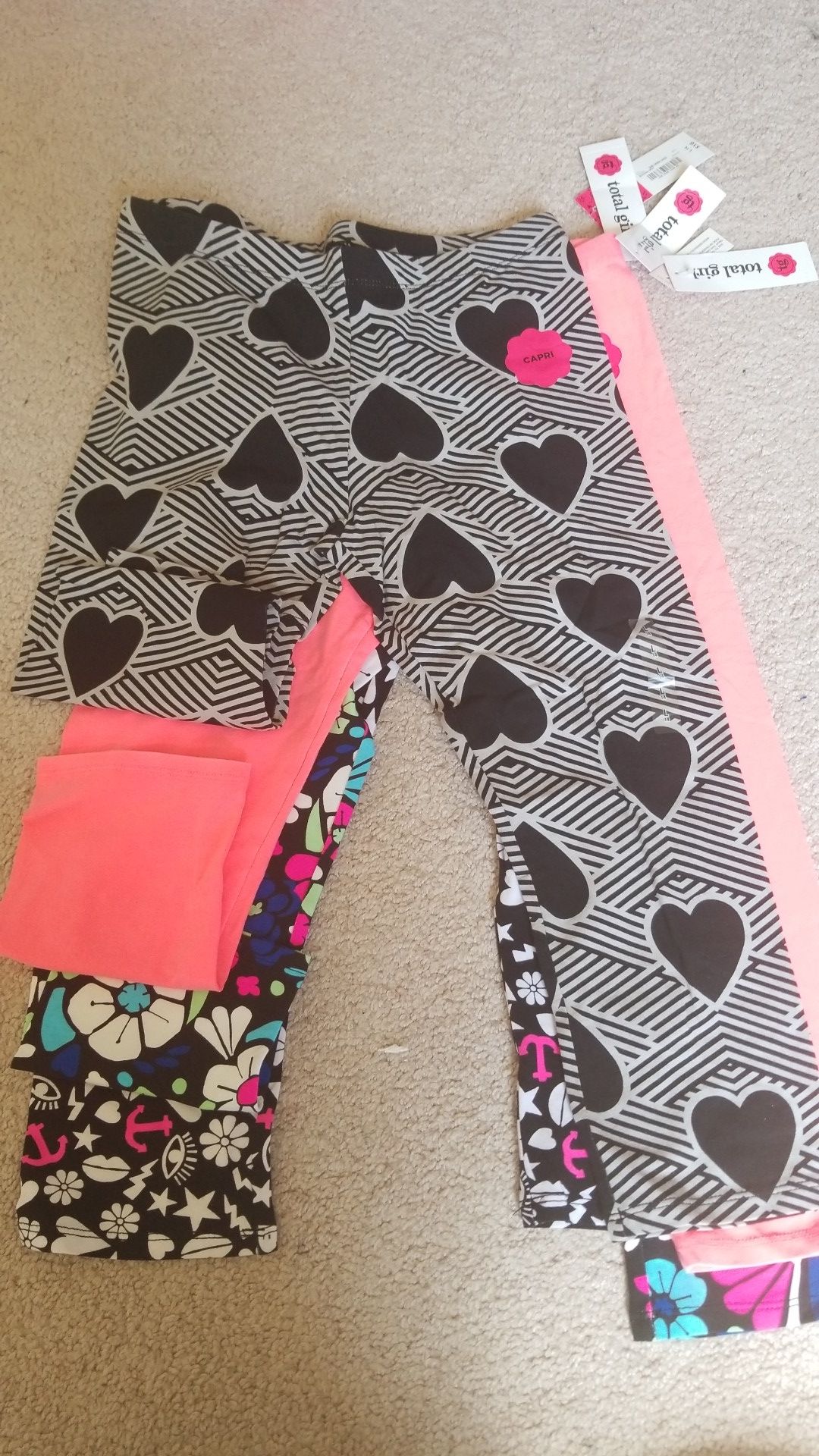 Total girls size 14 capris
