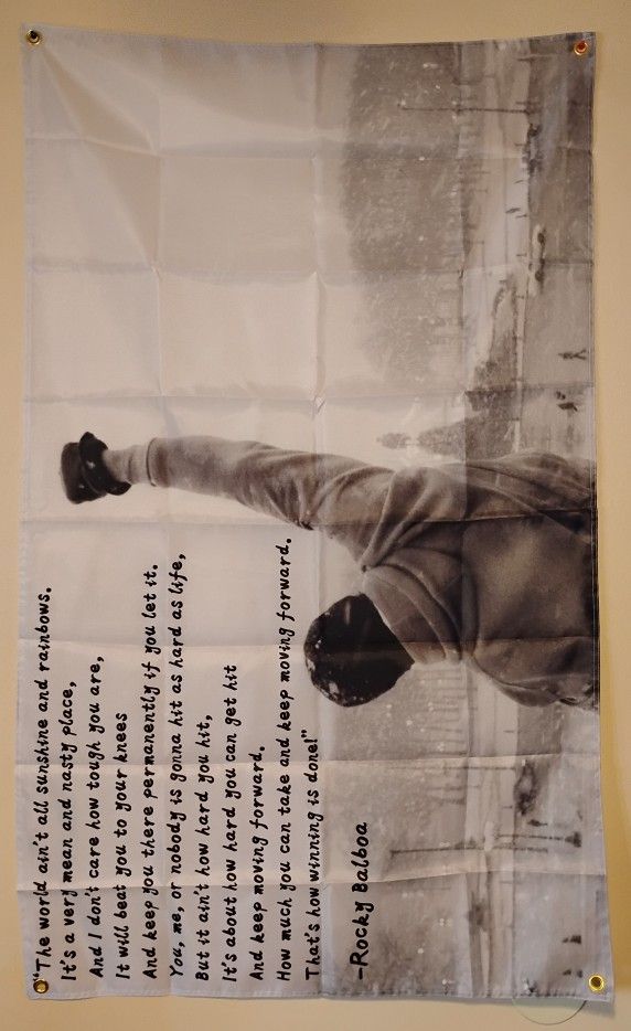 Rocky Balboa Banner 3 x 5 Ft NEW