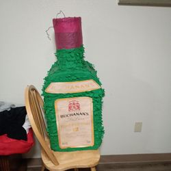 Buchanan's tequila bottle pinata new