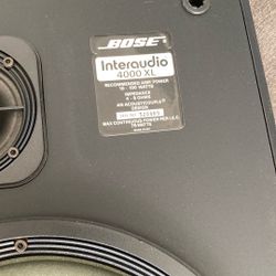 Bose Black Speakers Qty 2