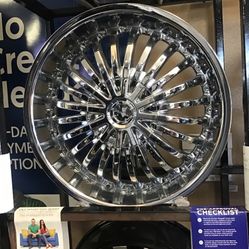 ‼️20” Chrome Strada Wheels ‼️