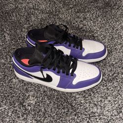 Jordan 1 Low Court Purple