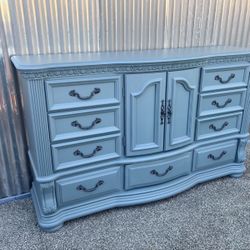 Lovely Refinished TALL 12 Dreawer Dresser